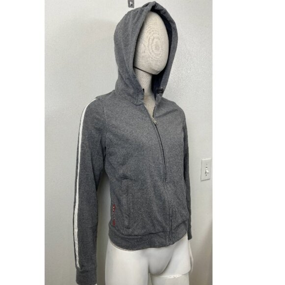 PRADA GRAY HOOD TRACK JACKET S - Picture 3 of 16